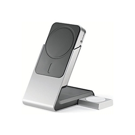 Alogic Matrix+ - Kabelloses Ladegerät + AC-Netzteil - 15 Watt - 3 A - Fast Charge - 3 Ausgabeanschlussstellen (magnetisch, USB-C)