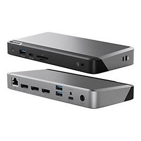 ALOGIC MX3 TripleDisplay - Dockingstation - USB-C - 3 x DP++ - 1GbE - 135 Watt