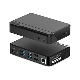 ALOGIC Universal Twin HD Pro Docking Station - Dockingstation - USB-C - HDMI - 1GbE - 120 Watt