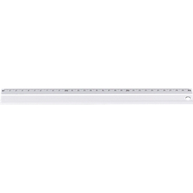 Aluminium liniaal, 30 cm lang