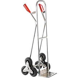 Aluminium stair trolley with three star wheels