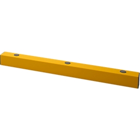 Ampere floor barrier Rack-Mammut® Flex, plastic, W 1200 x H 100 mm, traffic yellow