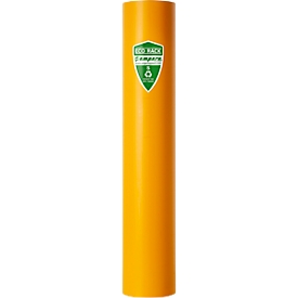 Ampere Regalstützenschutz Eco Rack®, Größe S, recycelter Kunststoff, B 70-87 mm x H 600 mm, verkehrsgelb