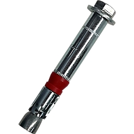 Ancrage au sol pour poteaux acoustiques, L 87 x H 12 mm, acier inoxydable, 1 pièce