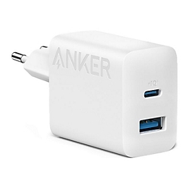 ANKER 312 - Netzteil - 20 Watt - 3 A - PD - 2 Ausgabeanschlussstellen (USB, USB-C)