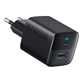 ANKER 323 - Netzteil - 33 Watt - PD - 2 Ausgabeanschlussstellen (24 pin USB-C, USB Typ A)