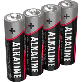 Ansmann Alkaline-Batterien Mignon AA, 4 Stück