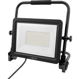 ANSMANN FL100W-AC Projecteur de travail à LED, 12 000 lumens, 100 W SMD LEDs, IP65, antichoc, réglable, avec poignée, noir