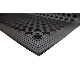 Anti-fatigue mat Ramming mat, 800 x 1200 mm, made of an SBR/nitrile rubber mix, anti-slip