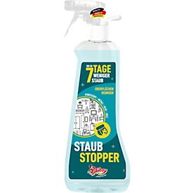 Anti-stof spray POLIBOY Staubmeister, voor gladde en gesloten oppervlakken, antistatisch, met frisse geur, 500 ml in recycleerbare sprayflacon