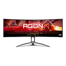 AOC B2 AG493UCX2 - 124 cm (48.8") - 5120 x 1440 pixels - Quad HD - LED - 1 ms - Noir