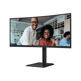 AOC CU34E4CV - LED-Monitor - gebogen - USB - 86.36 cm (34")