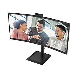 AOC CU34E4CW - LED-Monitor - gebogen - USB - 86.4 cm (34")