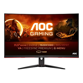 AOC Gaming C32G2ZE/BK - LED-Monitor - Gaming - gebogen - 80 cm (32")