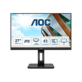 AOC Q27P2Q - LED-Monitor - 68.6 cm (27") - 2560 x 1440 QHD @ 75 Hz - IPS - 300 cd/m²