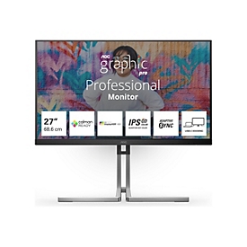 AOC Q27U3CV - Graphic Pro Series - LED-Monitor - 68.6 cm (27")