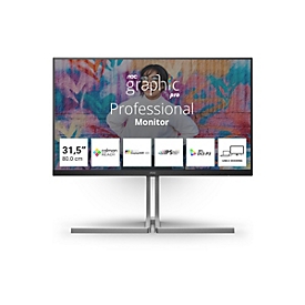 AOC U32U3CV - Graphic Pro Series - LED-Monitor - 81.3 cm (32")