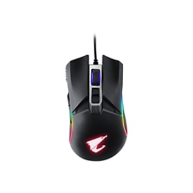 AORUS M5 - Maus - Für Rechtshänder - optisch - kabelgebunden - USB