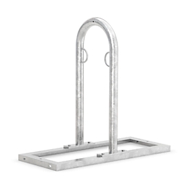 Aparcabicicletas WSM, unilateral, para ruedas de hasta 55 mm ancho, An 850 x P 350 x Al 850 mm, acero galvanizado, 1 plaza