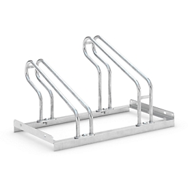 Aparcador vertical WSM, 1 cara, para neumáticos de hasta 55 mm de ancho, 700 x 538 x 415 mm de alto, acero galvanizado en caliente, 2 plazas, desmontado