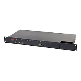 APC KVM1116R - KVM-Switch - 1 lokaler Benutzer - 1 IP-Benutzer - an Rack montierbar - für P/N: SCL500RMI1U, SMX1000C, SMX1500RM2UC, SMX1500RM2UCNC, SMX750C, SMX750CNC