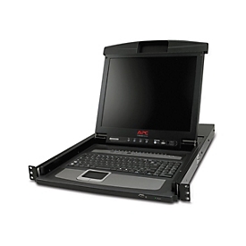 APC LCD Console - KVM-Konsole mit KVM-Switch - 16 Anschlüsse - PS/2 - 43.2 cm (17")