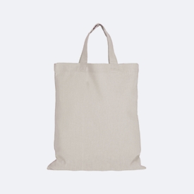 Apotheektas TEXXILLA, 2 korte draaglussen, OEKO-TEX® STANDARD 100, L 220 x B 260 mm, katoen, naturel