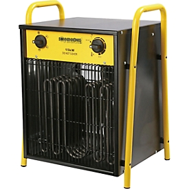 Appareil de chauffage VENTUS 1500, puissance 15000 W, IPX4, 4 niveaux de chauffage, l. 410 x P 360 x H 550 mm, noir-jaune