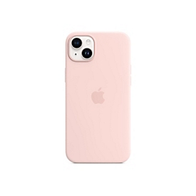 Apple iPhone 14 Plus Silicone Case with MagSafe - Chalk Pink
