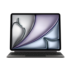 Apple Magic Keyboard - Tastatur und Foliohülle - mit Trackpad - Apple Smart connector - QWERTZ - Schweizerisch - Schwarz - für 13-inch iPad Air (M2, M3)