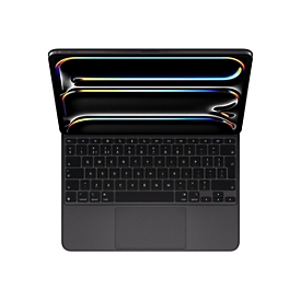 Apple Magic Keyboard - Tastatur und Foliohülle - mit Trackpad - hinterleuchtet - Apple Smart connector - QWERTY - GB - Schwarz - für 13-inch iPad Pro (M4)