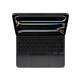 Apple Magic Keyboard - Tastatur und Foliohülle - mit Trackpad - hinterleuchtet - Apple Smart connector - QWERTY - International Englisch - Schwarz - für 11-inch iPad Pro (M4, M5)