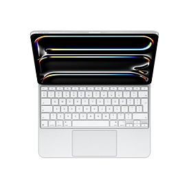 Apple Magic Keyboard - Tastatur und Foliohülle - mit Trackpad - hinterleuchtet - Apple Smart connector - QWERTY - International Englisch - weiß - für 13-inch iPad Pro (M4, M5)