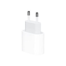 Apple - Netzteil - 20 Watt - Fast Charge (24 pin USB-C) - weiß - für Apple 10.9-inch iPad Air; 11-inch iPad Pro; iPhone 11, 12, 8, SE, X, XR, XS, XS Max