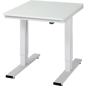 Arbeitstisch Serie adlatus 300, Melamin-Platte, B 750 x T 1000 x H 720 - 1120 mm