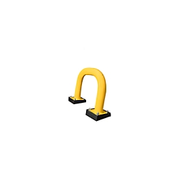Arceau de protection antichocs SWING, usage intérieur, 390 x 375 mm, jaune/noir