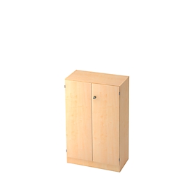 Archiefkast 3 ordnerhoogten, B 800 x D 420 x H 1270 mm, afsluitbaar, esdoornpatroon