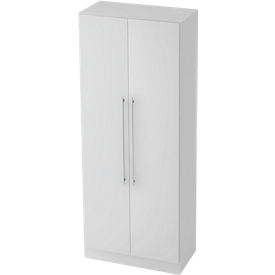 Archiefkast 5 ordnerhoogten, B 800 x D 420 x H 2004 mm, lichtgrijs
