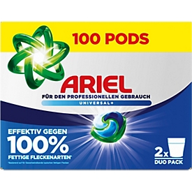 Ariel Waschpods Professional Regular, für Weißwäsche, 100 Waschladungen