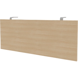 ARLON-OFFICE privacyscherm, geschikt voor Arlon Office bureaus 1200 mm breed, eiken decor