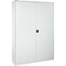 Armario de taller XL120 con 40 cajas LF531, gris luminoso RAL 7035/gris luminoso RAL 7035