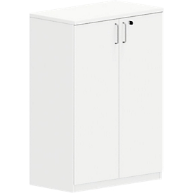 Armario NEVADA, ancho 800 x fondo 445 x alto 1155 mm, blanco