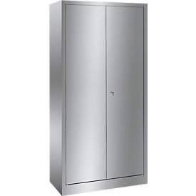 Armario universal de acero inoxidable con 4 estantes, 1800 x 800 x 500 mm