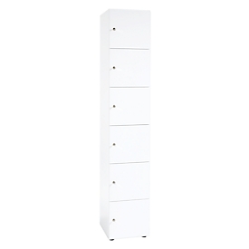 Armoire à casiers 6OH Blanc,6xDS