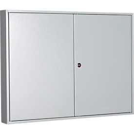 Armoire à clés, double porte, l. 730 x P 80 x H 550 mm, pour 100 clés