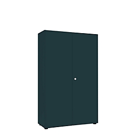Armoire à portes battantes, l. 1000 mm, 5 HC,  graphite