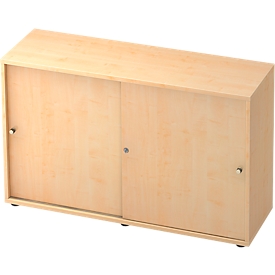 Armoire à portes coulissantes TOPAS LINE, 2 HC, érable/érable