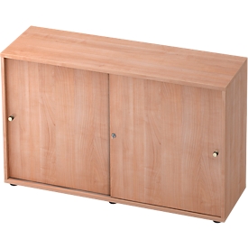 Armoire à portes coulissantes TOPAS LINE, 2 HC, noyer/noyer