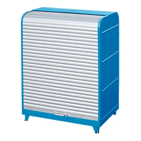 Armoire à rideaux pour produits dangereux, type RSG-1, bleu RAL5012