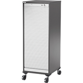 Armoire Multimobil - L 450 x P 500 x H 1220 mm - verrouillable - graphite - notre marque Schäfer Shop Genius